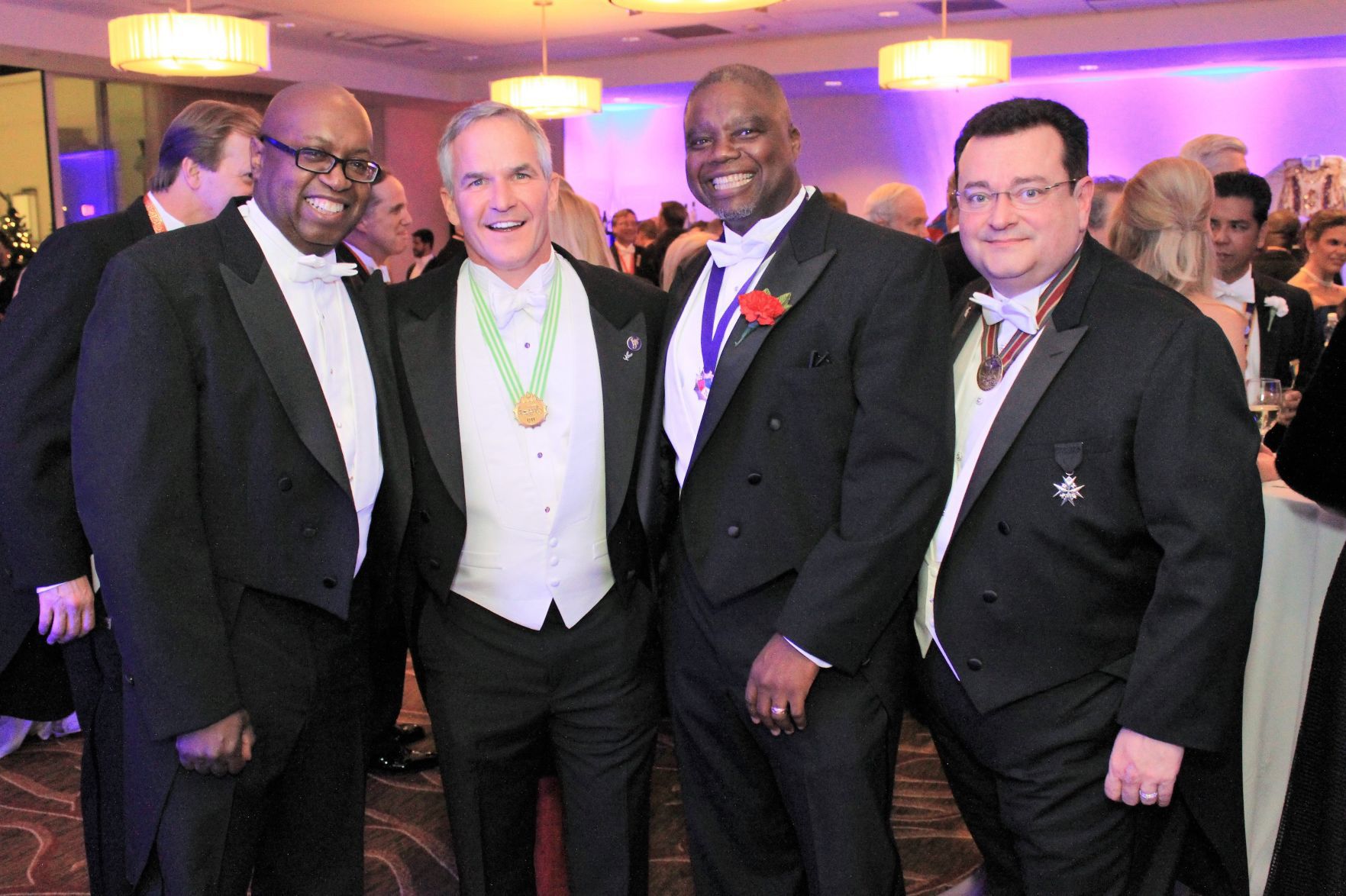 Aaron Fields, Ken Niemann, Julius Adewunmi, Dr. Shawn Merys